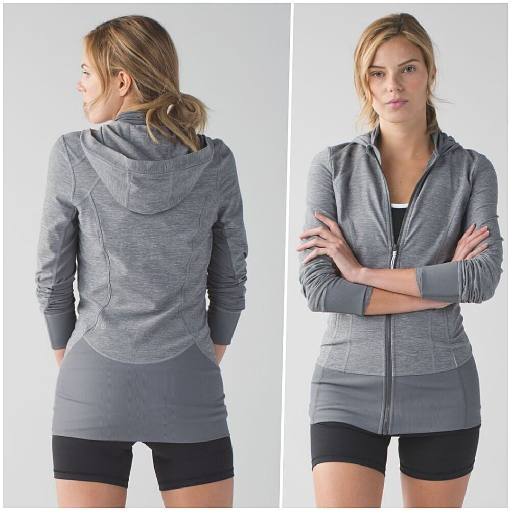 Lululemon Soft Slim Long Length Hooded Zip Up Jacket 2 NWOT